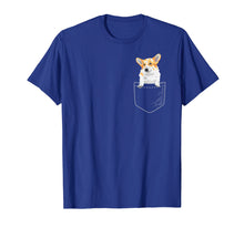 Load image into Gallery viewer, Corgi in Pocket Shirt - Cute Corgi Gift
