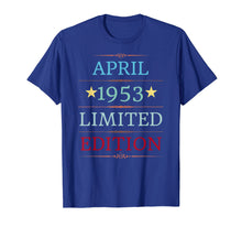 Load image into Gallery viewer, 66th Birthday Gift Born In April 1953 T-shirt 66 Years Old
