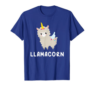 Llamacorn T-Shirt - Funny Llama Mixed With Unicorn Tee
