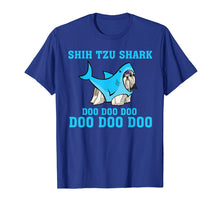 Load image into Gallery viewer, Shih Tzu Shark Doo Doo Doo Tshirt Funny Shih Tzu Lover Gifts
