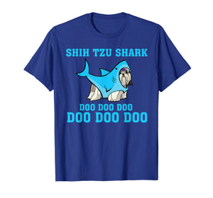 Shih Tzu Shark Doo Doo Doo Tshirt Funny Shih Tzu Lover Gifts