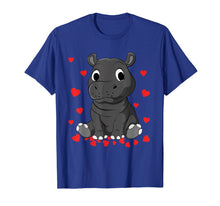 Load image into Gallery viewer, Cute Baby Hippopotamus Valentines Day Shirt for Hippo Lovers
