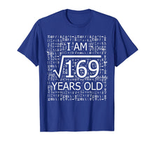 Load image into Gallery viewer, 13th Birthday Gift Square Root of 169 13 Years Old Shirt
