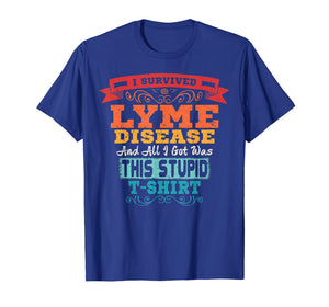 Lyme Disease T Shirt Awareness Survivor Funny Gift