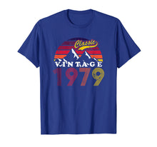 Load image into Gallery viewer, Retro Vintage 40th birthday 1979 Gifts T-Shirt

