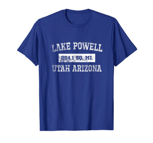 Lake Powell Utah Arizona T Shirt 254.1 Sq. Miles