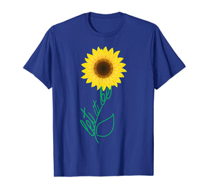 Let It Be Sunflower Hippie Gypsy Soul Lover Vintage T-Shirt