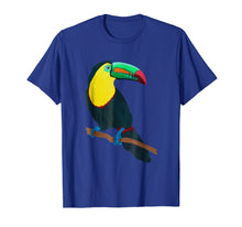 Load image into Gallery viewer, Beautiful Keel-billed Toucan Bird Tucan T Shirt Costa Rica
