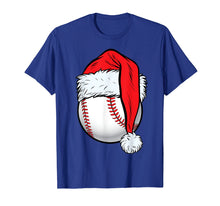Load image into Gallery viewer, Christmas Baseball Ball Santa T Shirt Boys Men Sport Xmas

