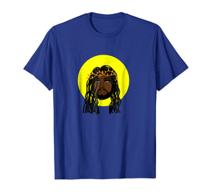 Black Jesus Locs African American Religious T-Shirt