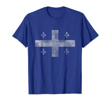 Load image into Gallery viewer, Quebec Montreal Flag T-Shirt Canada Shirt
