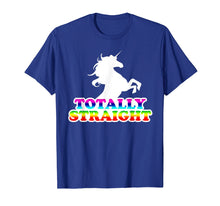 Load image into Gallery viewer, AW Fashions Totally Straight - Gay Pride Premium T-shirt
