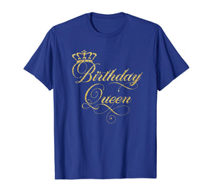 Birthday Queen T-Shirt - Elegant Crown Design