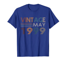 Load image into Gallery viewer, Retro Vintage May 1999 T Shirt 20th Birthday Gifts Tee

