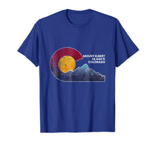 Load image into Gallery viewer, Mt Elbert Colorado Shirt with Flag Themed Mountain Scenery
