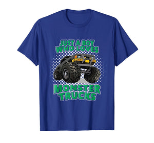 Monster Truck Shirt For Boys Motocross 4 Wheel T-Shirt