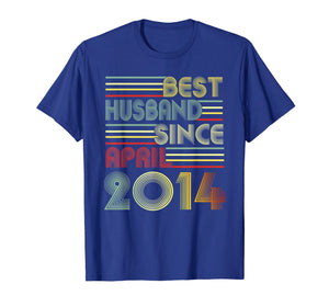 Mens 5th Wedding Anniversary Gifts Husband Since April 2014 Tee