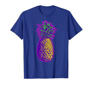 Colorful Pineapple Vintage Illustration T-Shirt