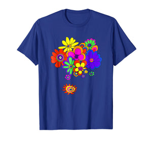 60s & 70s Retro Flower Power T Shirt