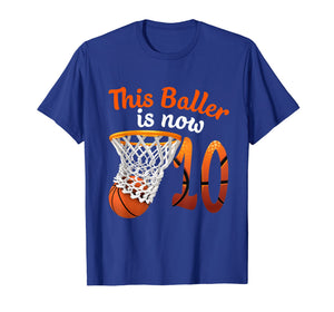 10th Birthday Basketball T-Shirt Funny 10 Years Old Gift