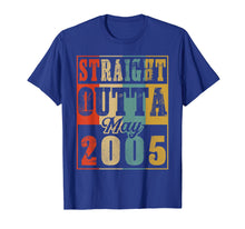 Load image into Gallery viewer, Retro Straight Outta May 2005 14th Birthday Gift T Shirt

