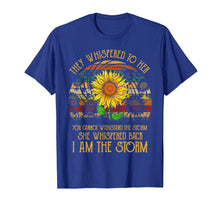 Load image into Gallery viewer, She Whispered Back I Am The Storm Hippie Mom T-Shirt
