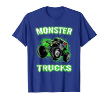 Load image into Gallery viewer, Monster Truck Christmas Birthday Gift Green Big Car Tee
