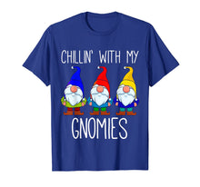 Load image into Gallery viewer, Chillin With My Gnomies, Christmas Garden Gnome Xmas God Jul T-Shirt
