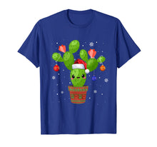 Load image into Gallery viewer, Cactus Christmas Tree Gift Santa Xmas Succulent Plant Lovers T-Shirt
