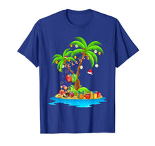Load image into Gallery viewer, Christmas Palm Tree Tropical Xmas Coconut Lights Pajama T-Shirt
