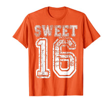 Load image into Gallery viewer, 16th Birthday Shirt Gift Teen Sweet Sixteen 16 Varsity Crack
