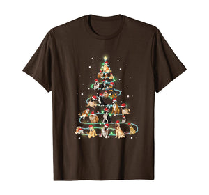 Christmas Tree Funny Dog Lover Xmas Gifts T-Shirt