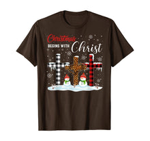 Load image into Gallery viewer, Christmas Begins With Christ Costume Xmas Gifts T-Shirt
