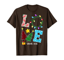 Load image into Gallery viewer, Cute Love John 3:16 Christmas Xmas Family Matching Christmas T-Shirt
