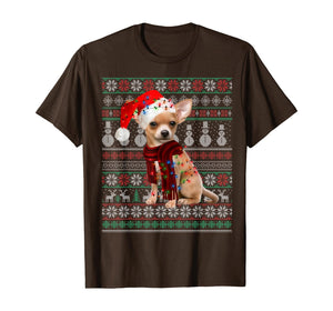 Chihuahua Dog Ugly Christmas Sweater Funny Xmas Gift T-Shirt