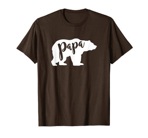 Mens Papa Bear Family T-Shirt