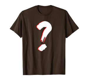 Question mark T shirt for cool and funny friends