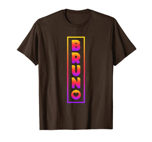 Bruno Lover Heart T-Shirt Gradient Color Style