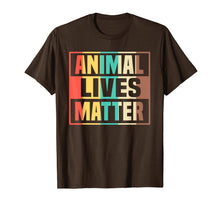 Load image into Gallery viewer, Animal Lives Matter T-Shirt Vegan Gift Vegetarian Shirt
