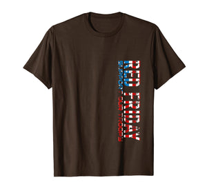 Red Friday Support Our Troops T Shirt For Veterans