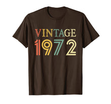 Load image into Gallery viewer, Retro Vintage 1972 T-Shirt 46 yrs old Bday 46th Birthday
