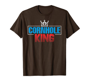 Cornhole King Crown Champions T Shirt
