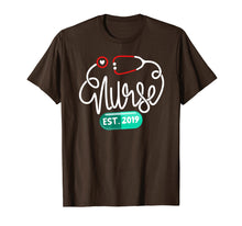 Load image into Gallery viewer, New Nurse Grad Graduate 2019 RN shirt Nurse Est 2019 T-Shirt
