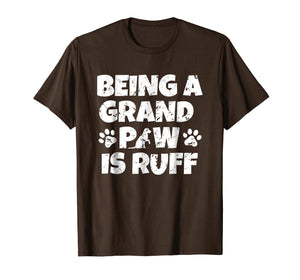 Labrador Retriever Grandpa Being A Grand Paw Is Ruff T Shirt