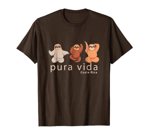 Costa Rica Sloth T Shirt