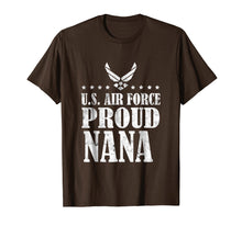 Load image into Gallery viewer, Air Force Family - Proud Nana US Air Force Stars T-shirt
