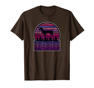 Dachshund Lover Retro 70's Wiener dog T-Shirt