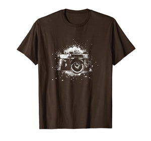 Photographer T-Shirt Camera Photography Retro Journalist Tee