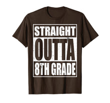 Load image into Gallery viewer, Straight Outta 8th Grade T-Shirt Eighth Grade Gift Shirt
