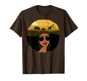 African Queen African American T Shirts for Women